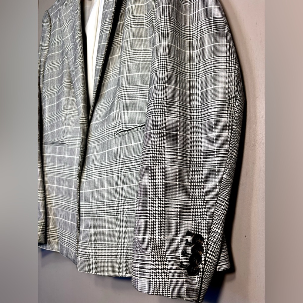 H&M Classic Gray Tailored Blazer - Picture 7 of 16